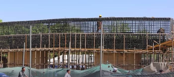 Construction of a new flyover in central of Kabul to reduce Traffic congestion.