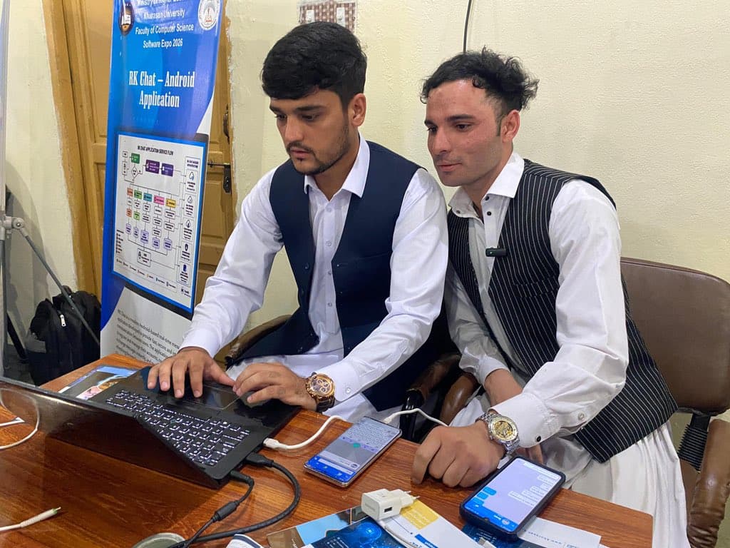 Two students in Nangarhar have created an application as an alternative to WhatsApp.