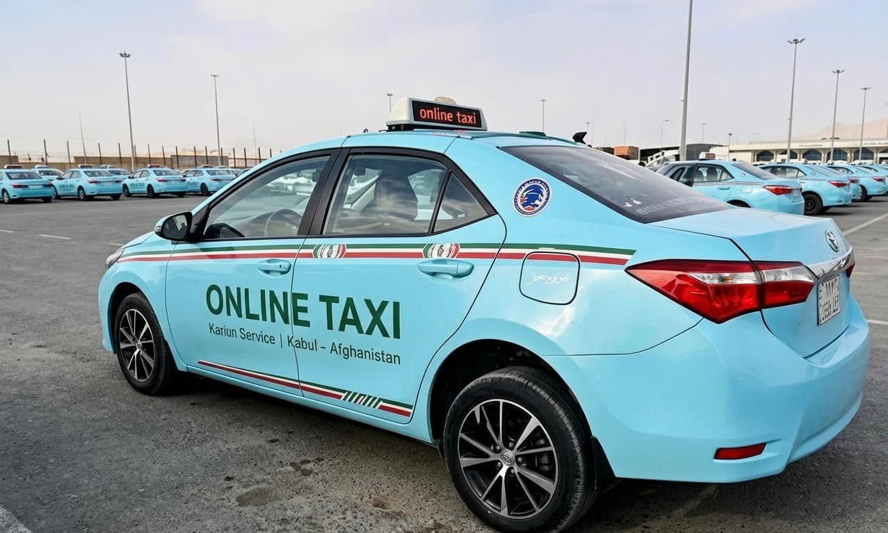 Online taxi services have been officially introduced in Kabul for the first time.