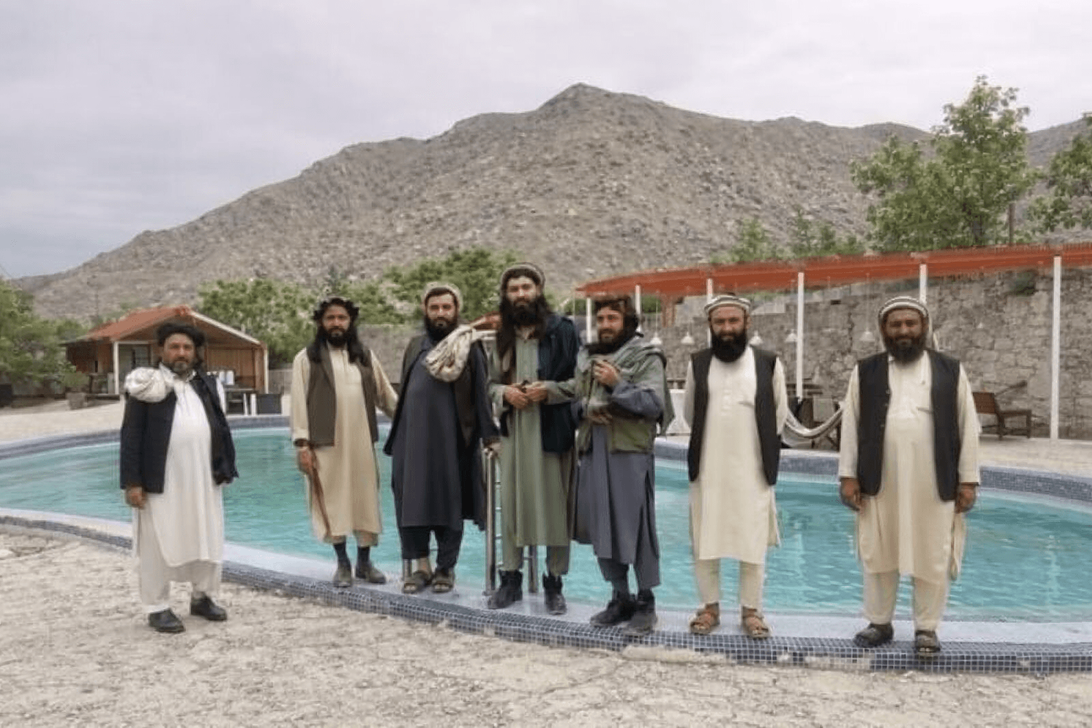 Pakistani sources: Release of images allegedly showing the presence of Hafiz Gul Bahadur commanders in Kabul.
