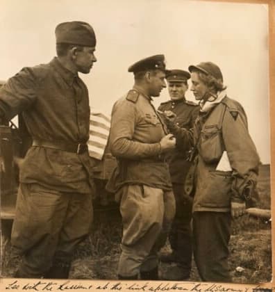 A collection of previously unseen photos from World War II has been discovered.