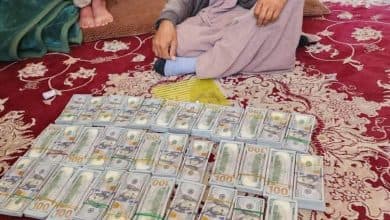 Prevention of smuggling of 350,000 dollars at the Islam Qala port in Herat.