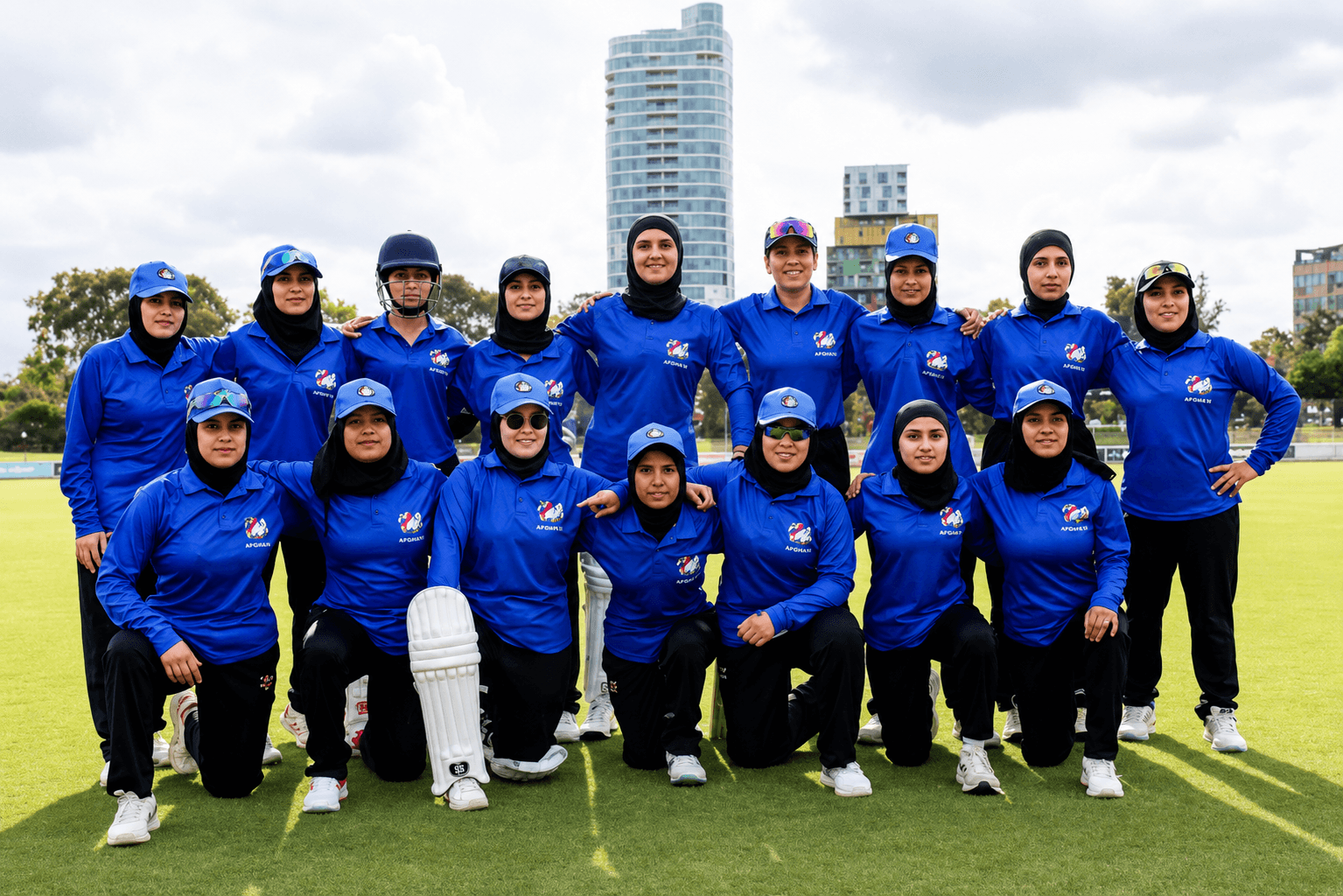 England will host the Afghan refugee women’s cricket team.