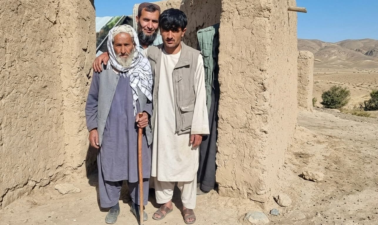 The man who had been separated from his family for half a century has finally returned home.