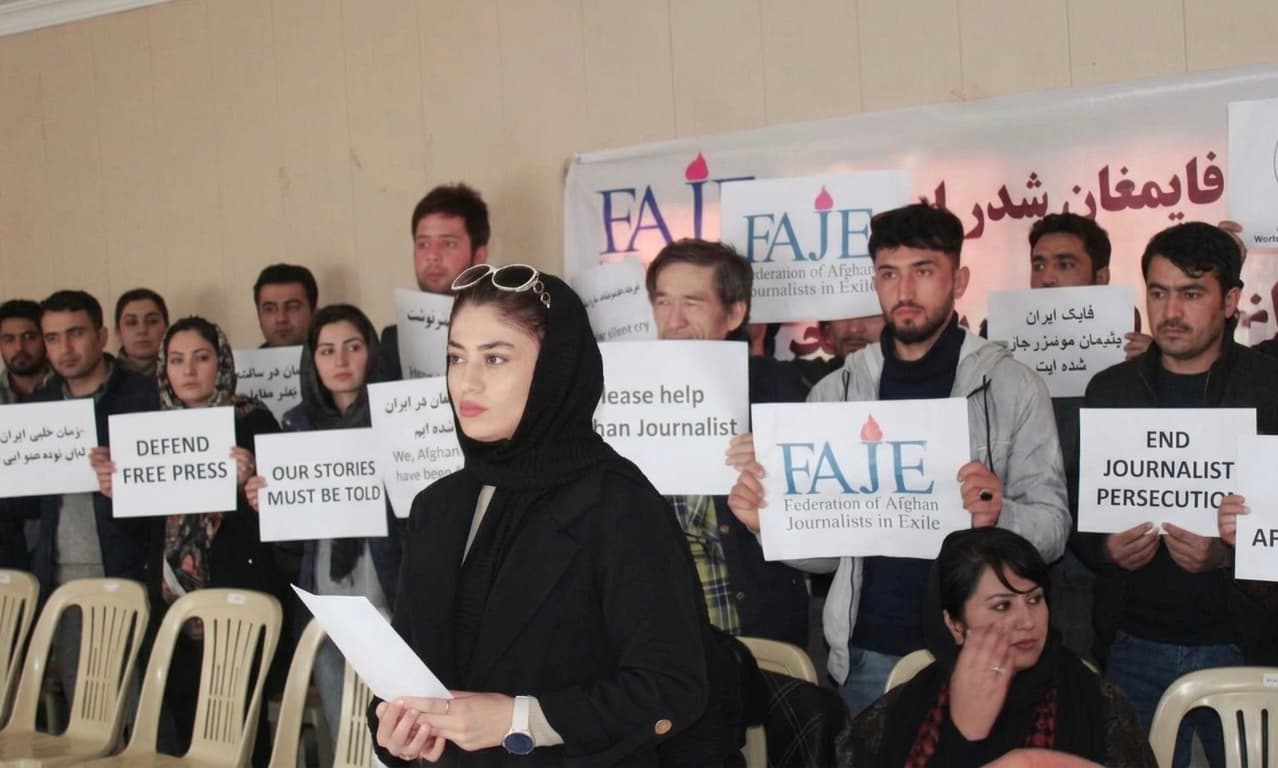 Reporters Without Borders: half of the world’s exiled journalists are from Afghanistan.