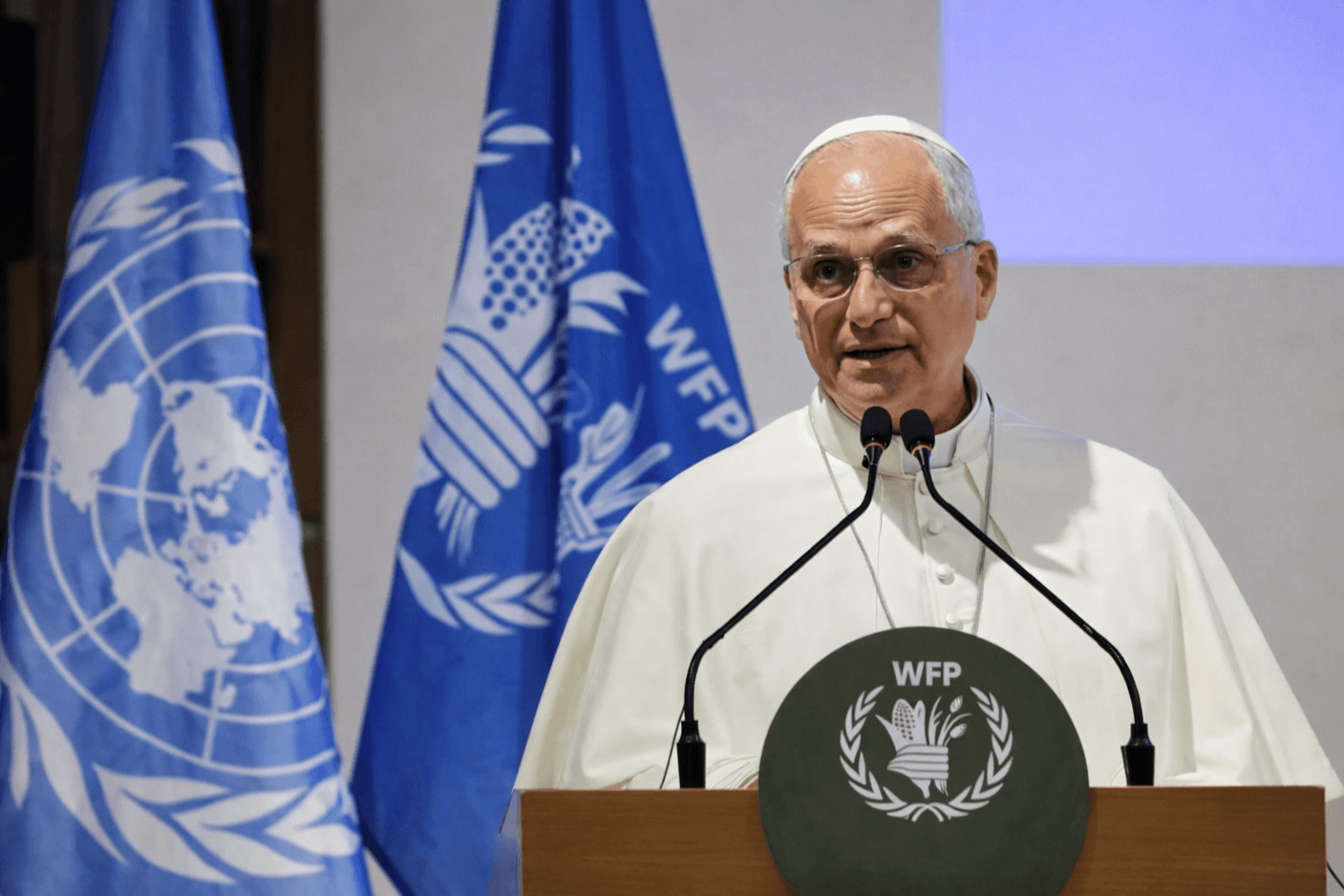 Pope Leo: The world spends more on war than on fighting hunger.