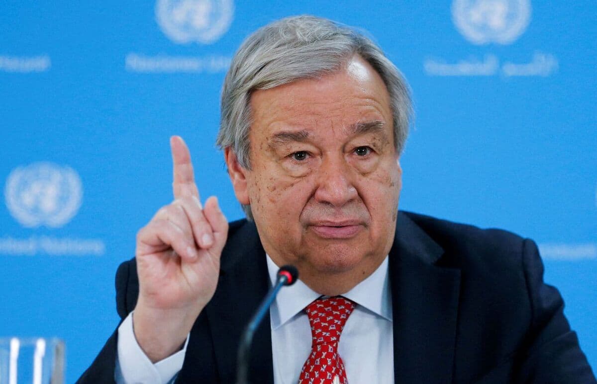 Guterres: Human trafficking is a blatant violation of human rights.