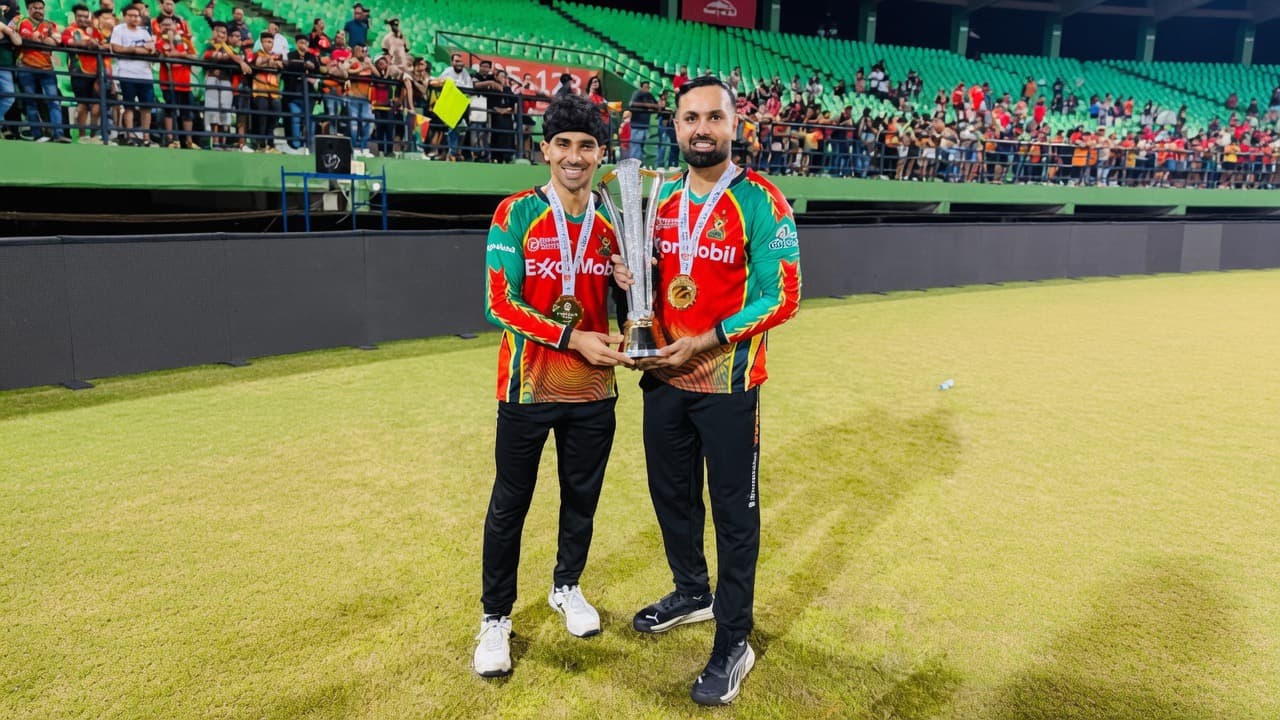 Guyana Amazon Warriors crowned GSL champions with Mohammad Nabi and Rahmanullah Gurbaz.
