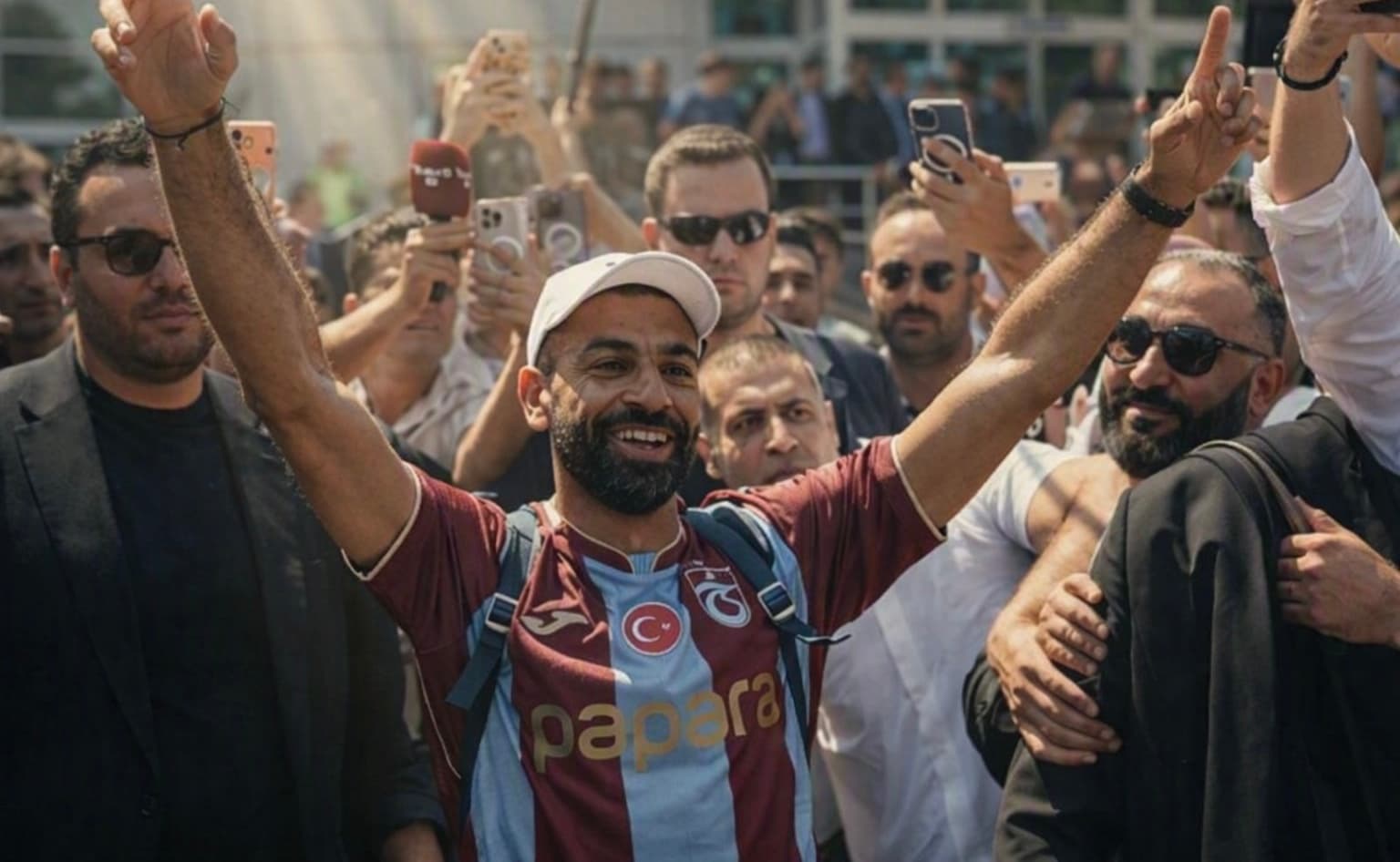 The Egyptian football star is on the verge of joining Turkish club Trabzonspor.