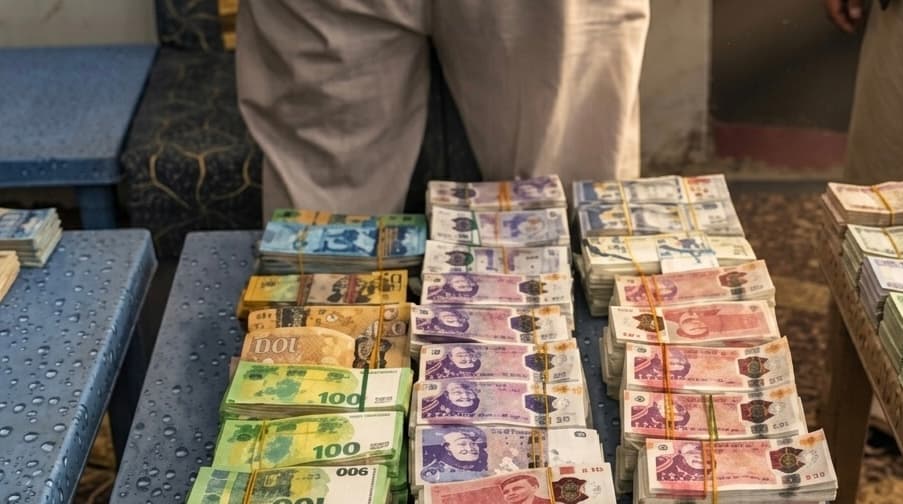 طالبانو په حیرتان بندر کې د میلیونونو بهرنیو اسعارو د موندلو خبر ورکړ.