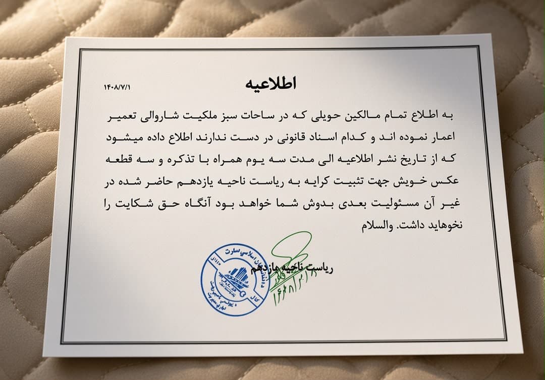 Reports of monthly rent being imposed on houses without official Sharia deeds in Kabul.