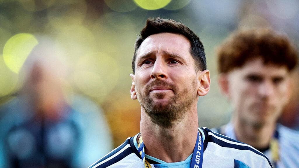 Messi bids farewell to the Argentina national team after years of glory.