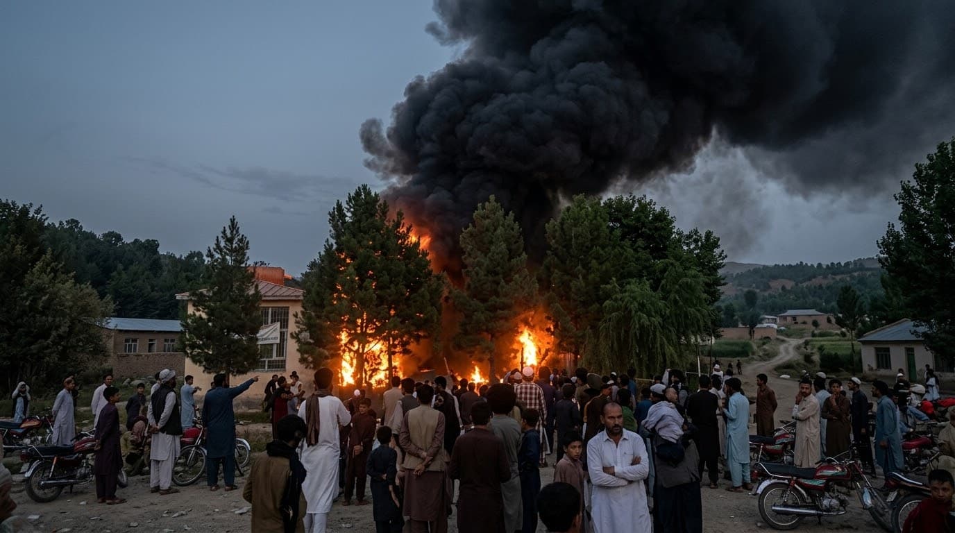 Fire in Uruzgan leaves three injured and causes financial losses.