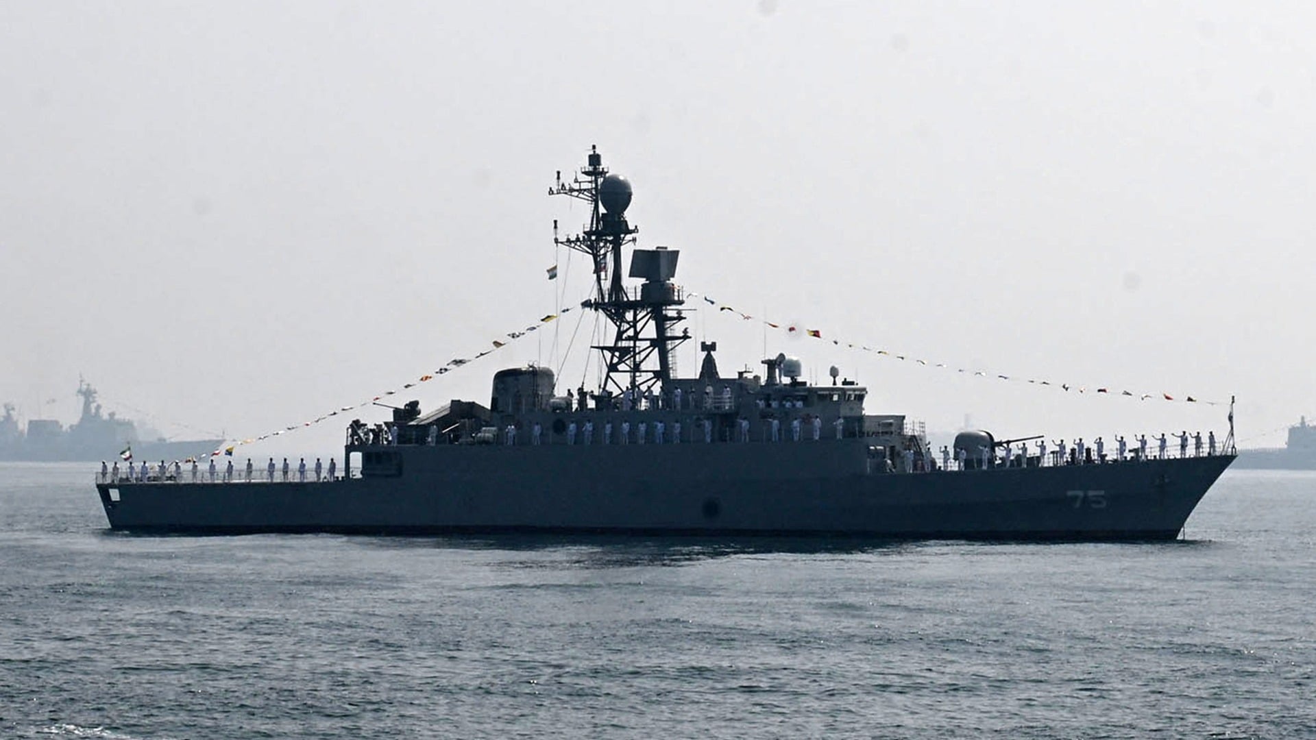 Iranian media say at least 104 people were killed and 32 wounded after a U.S. military strike last week targeted an Iranian warship in the Indian Ocean.