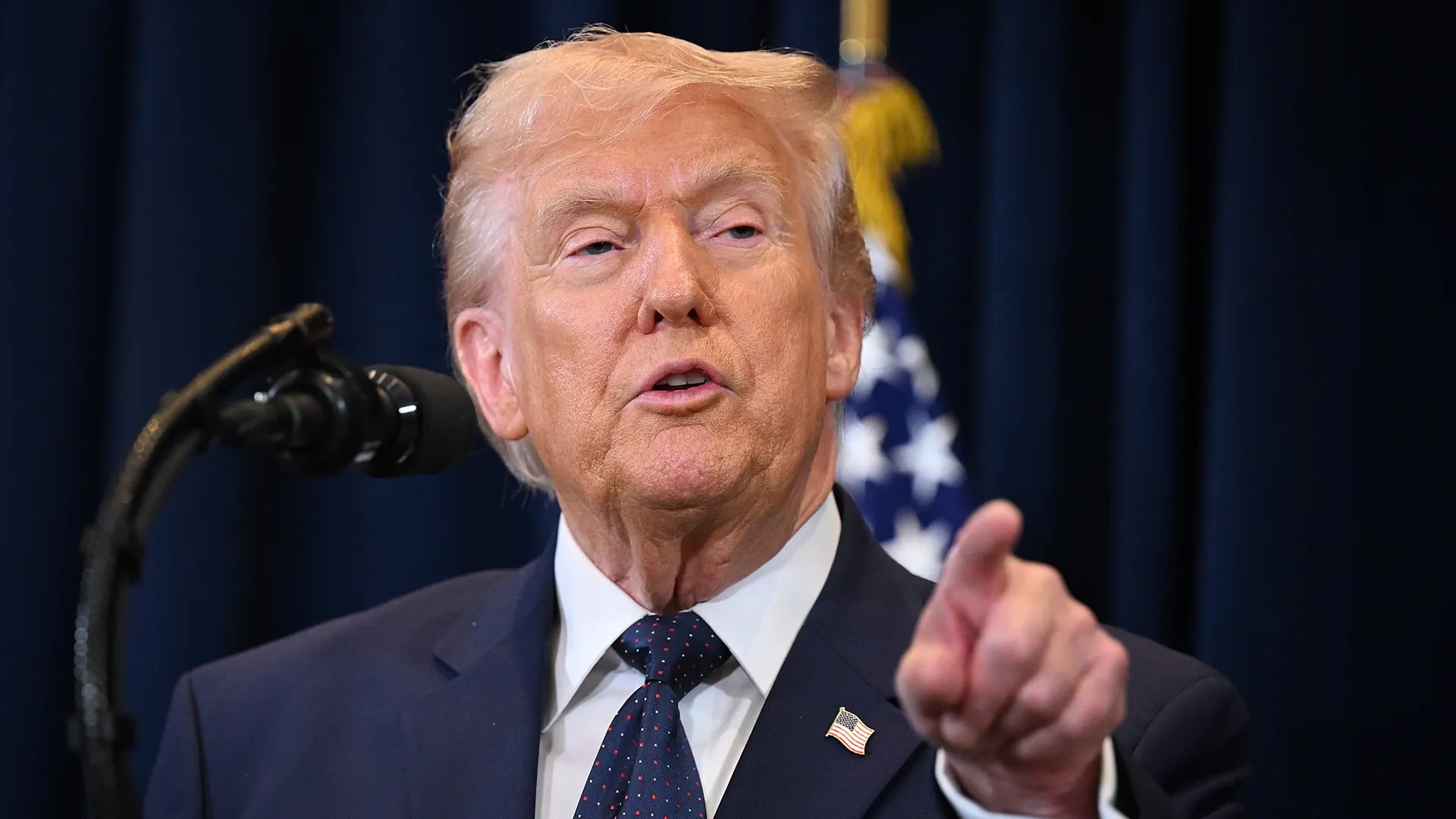 President Donald Trump says the war with Iran could be wrapping up soon.