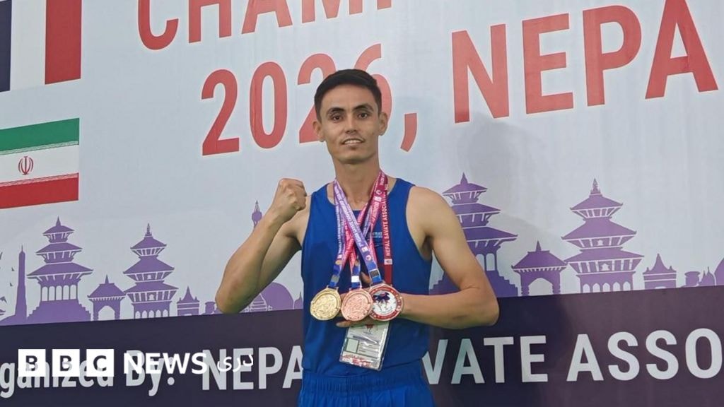 Shining Afghan refugee athlete wins three Medals in international competitions.