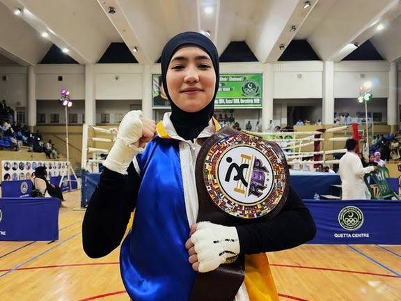 فاطمه جعفرى دومين كمربند قهرمانى بوكس را براى افغانستان كسب كرد.