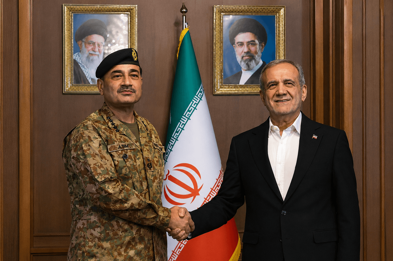عاصم منير د امريكا او ايران تر منځ د منځكړيتوب لپاره تهران ته تللى.