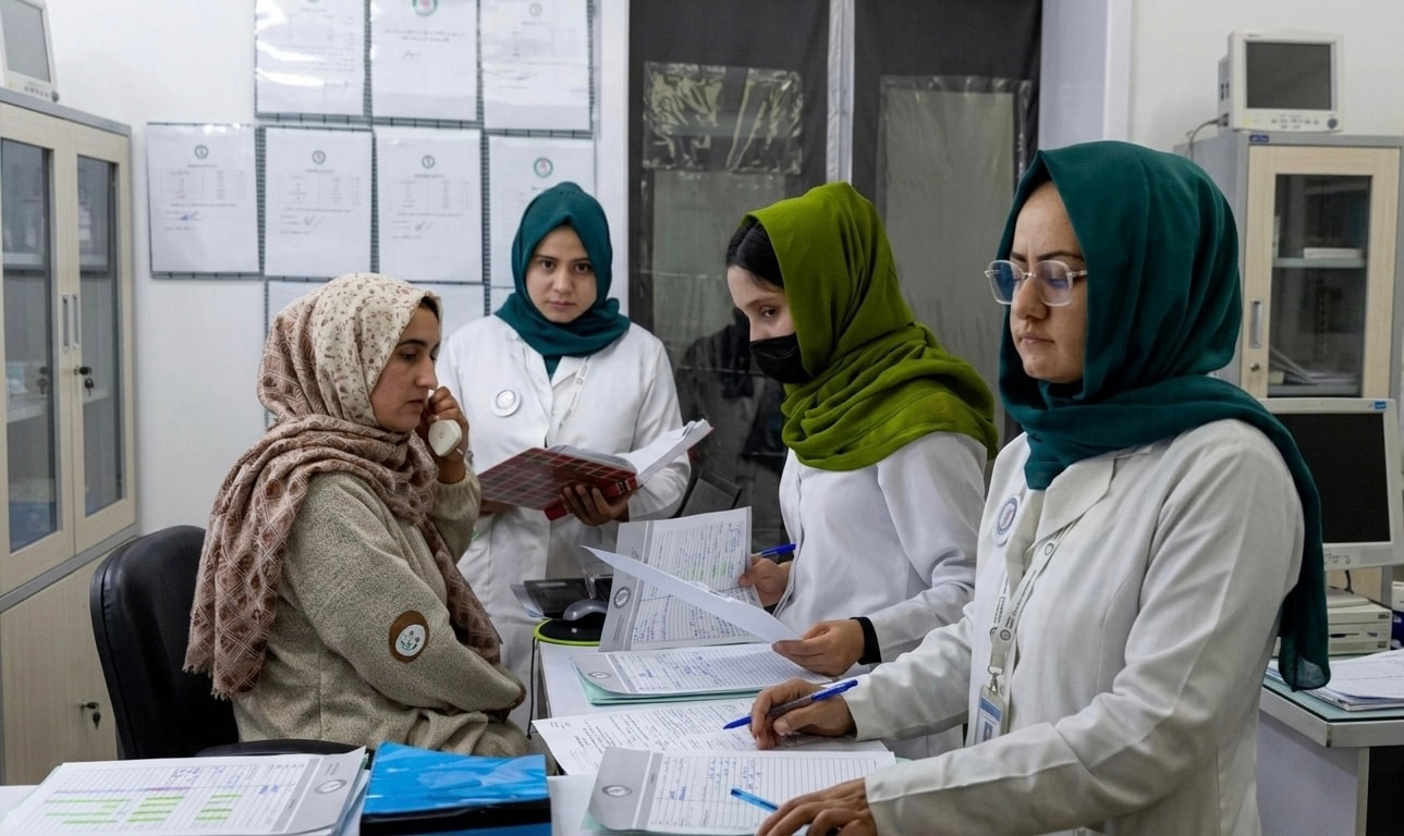 The Taliban make the presence of a Mahram a requirement for women to work in healthcare facilities.