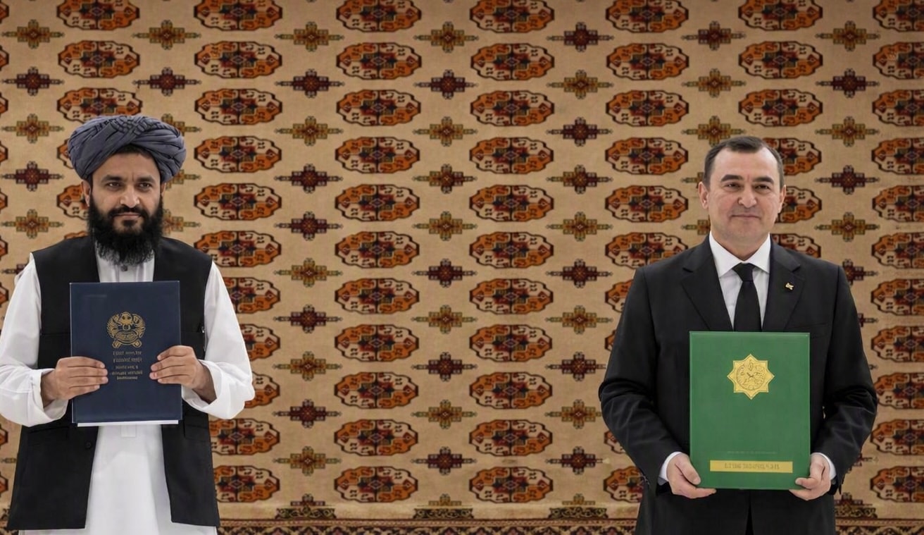 تفاهم نامه خريد گاز پروژه تاپى ميان افغانستان و تركمنستان امضا شد.