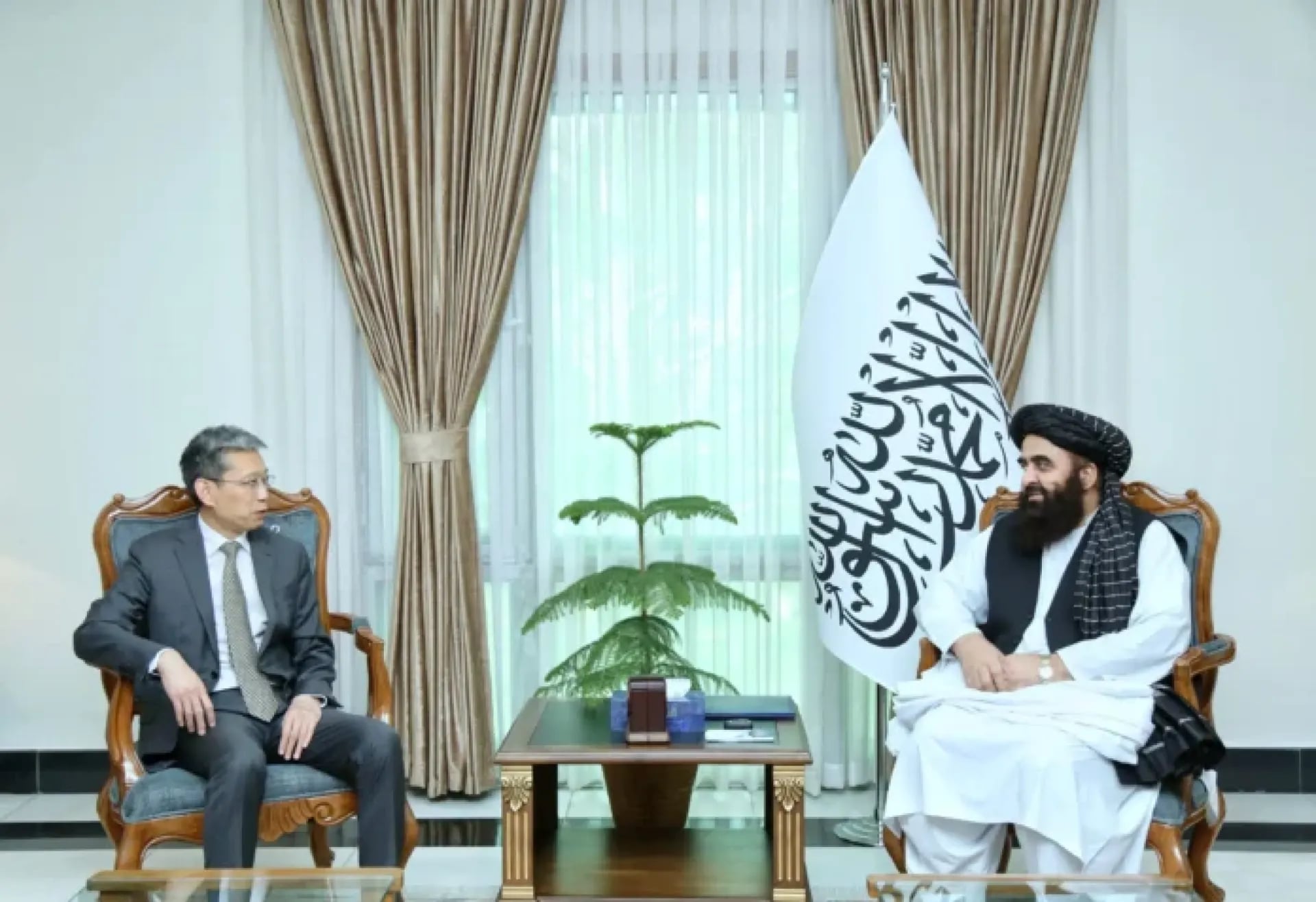 In a statement, the Foreign Ministry said China’s special envoy for Afghanistan, Yue Xiaoyong, met with Acting Foreign Minister Amir Khan Muttaqi.