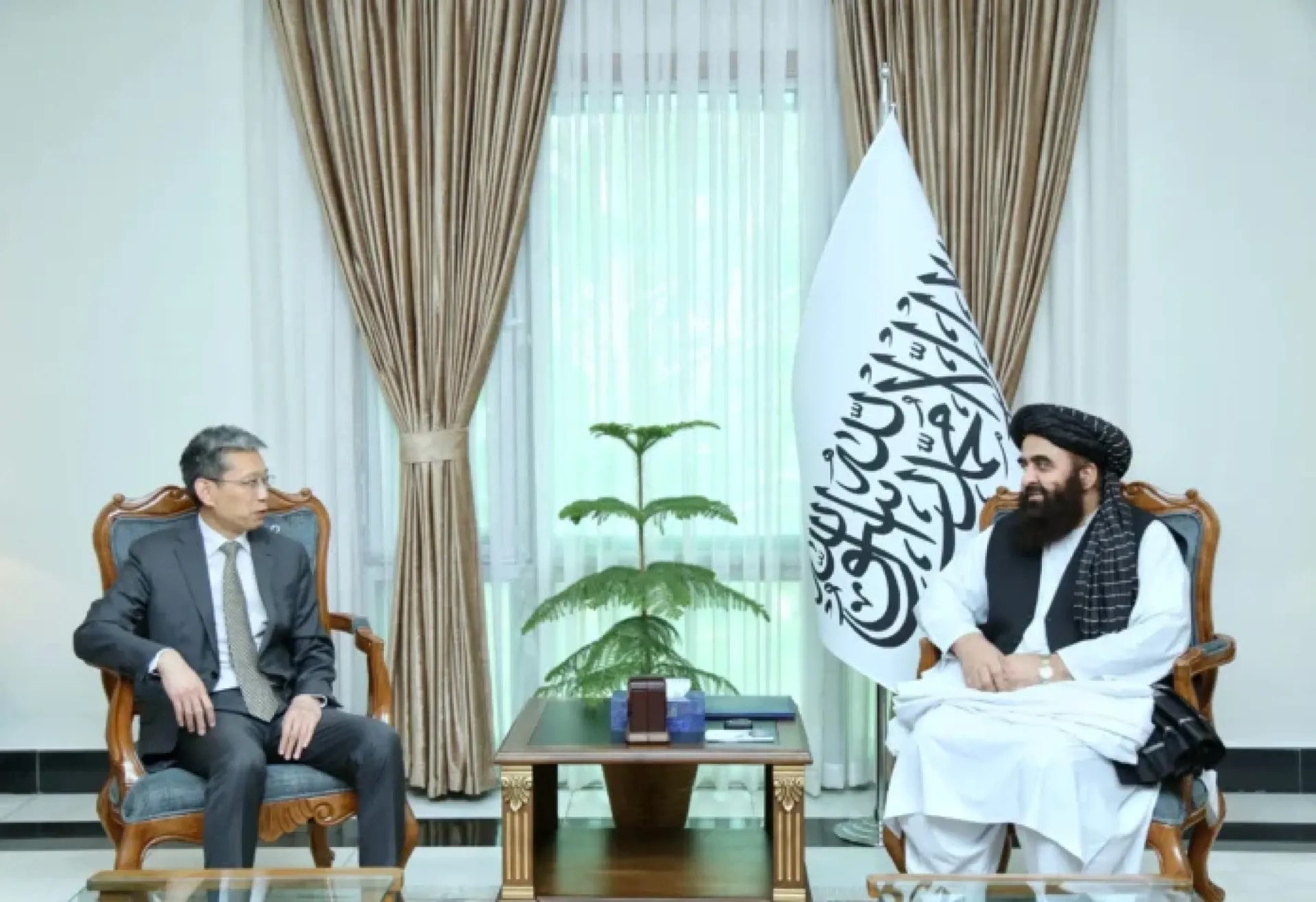 In a statement, the Foreign Ministry said China’s special envoy for Afghanistan, Yue Xiaoyong, met with Acting Foreign Minister Amir Khan Muttaqi.