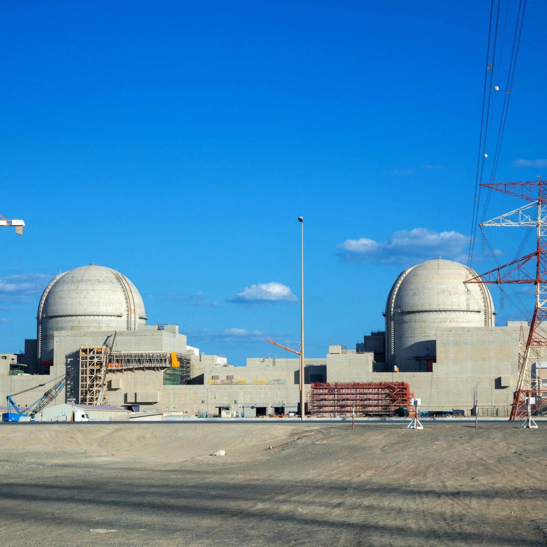 The Barakah nuclear power plant in the Al Dhafra region of Abu Dhabi was targeted in an attack.