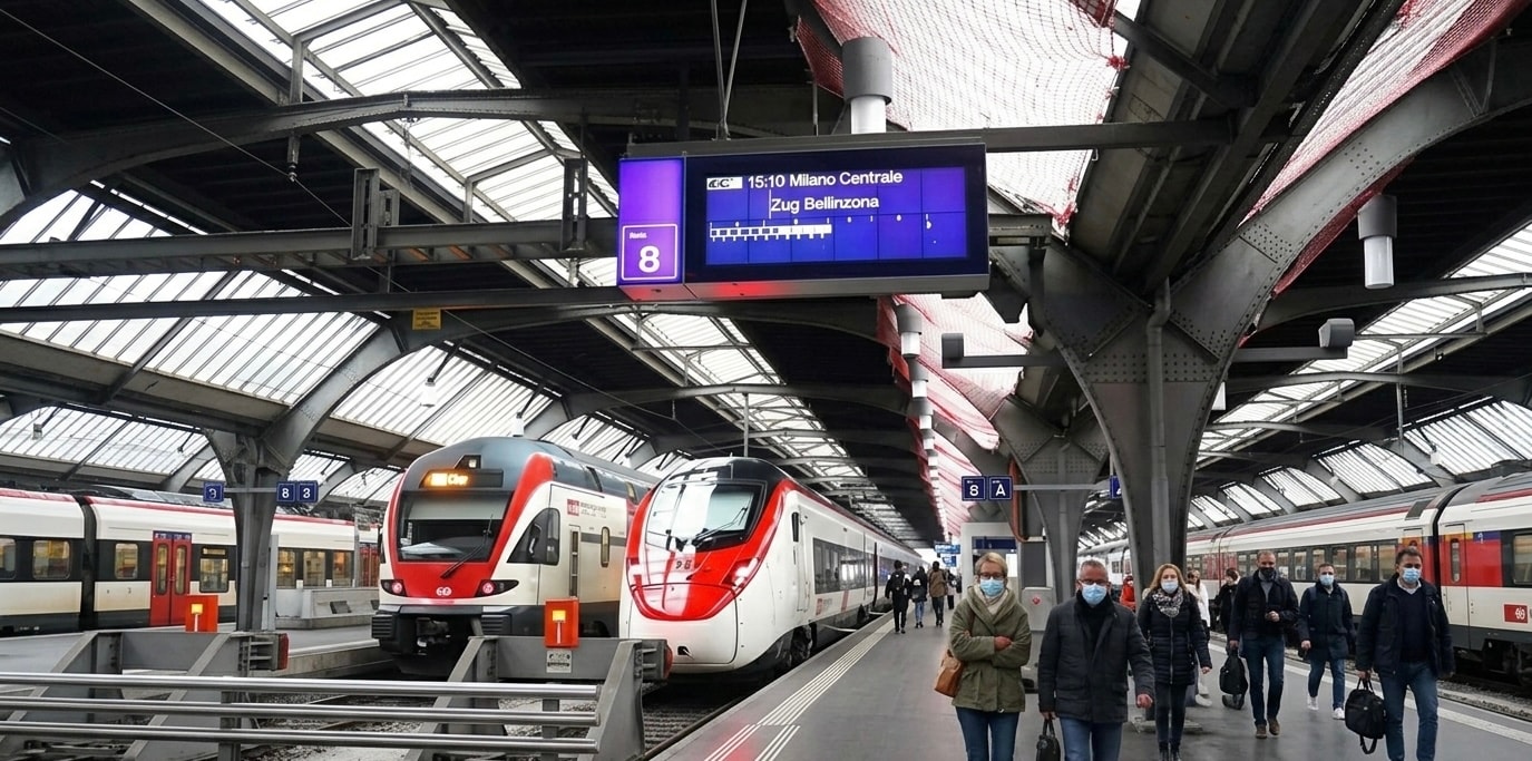 Swiss Police: Knife attack at railway station was a Terrorist act.