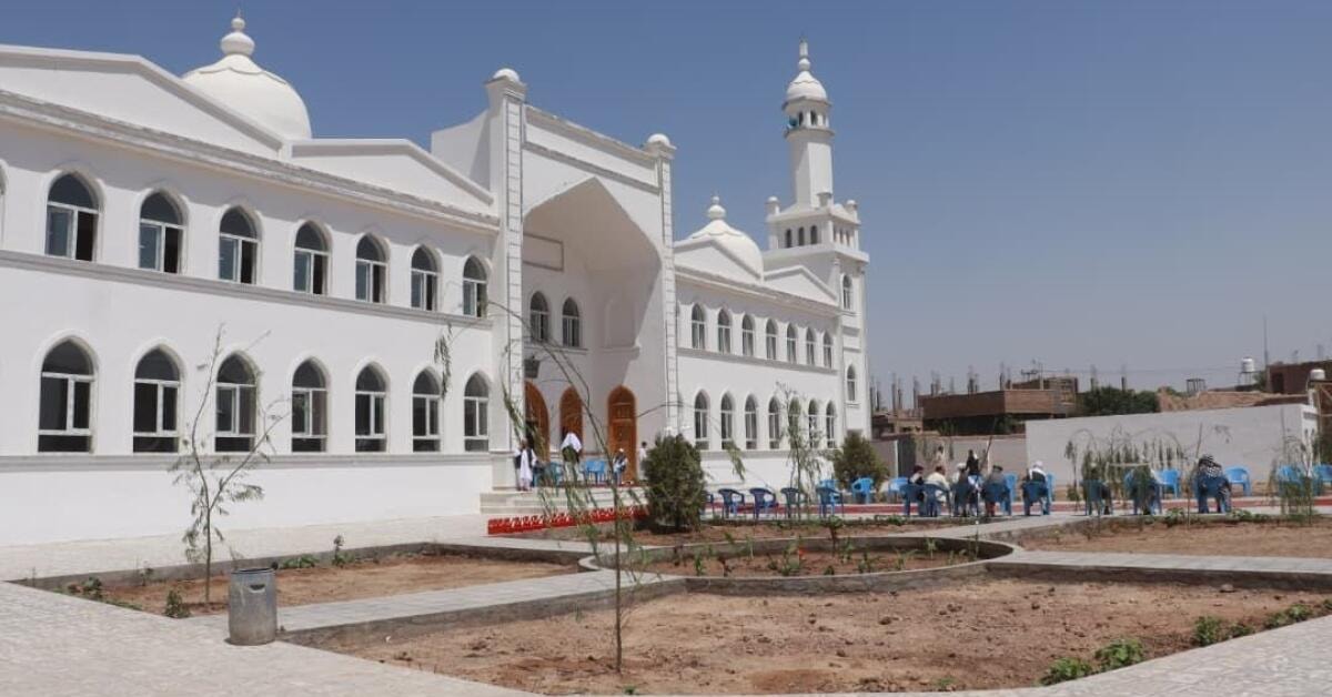 Inauguration of a new mosque in Herat at a cost of 25 million Afghanis, amid ongoing economic challenges in the country.