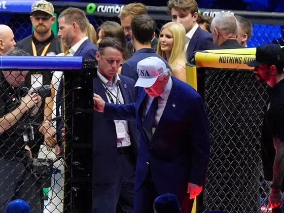 Trump celebrated his 80th birthday by hosting a UFC event at the White House.
