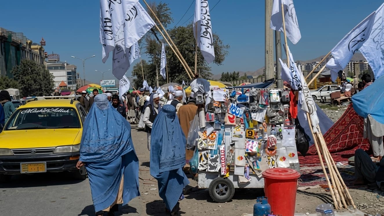 Reports from Nangarhar and Laghman: Selling goods to women without a mahram has been banned.