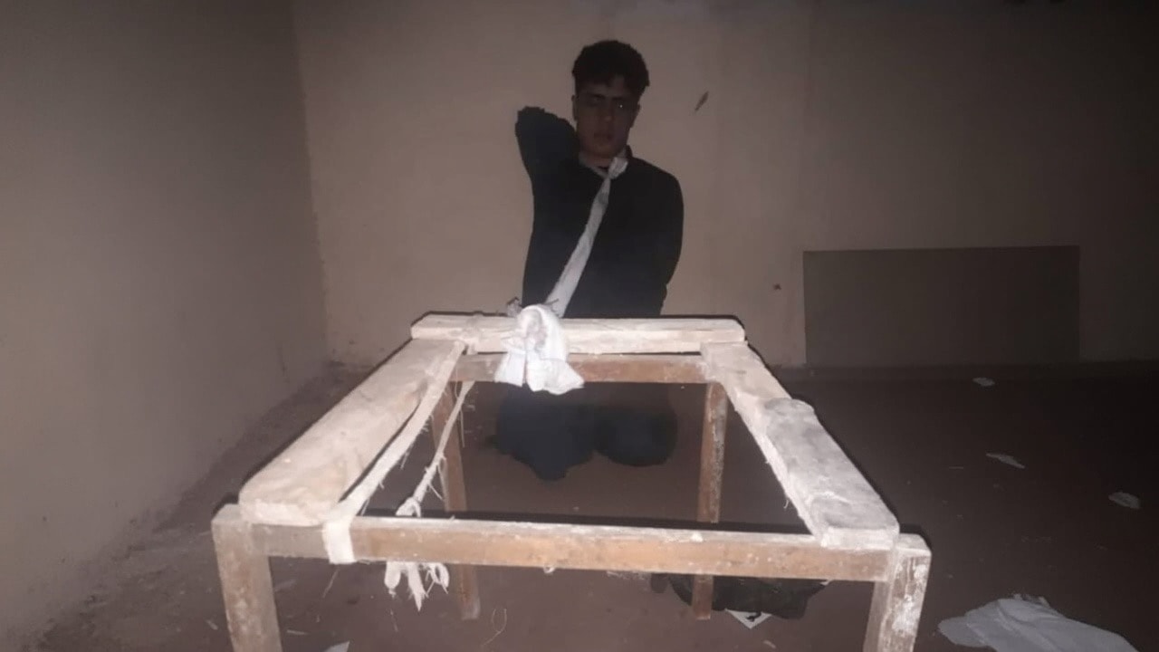 Mahran Popal has published an image of his detention and torture by the Taliban.