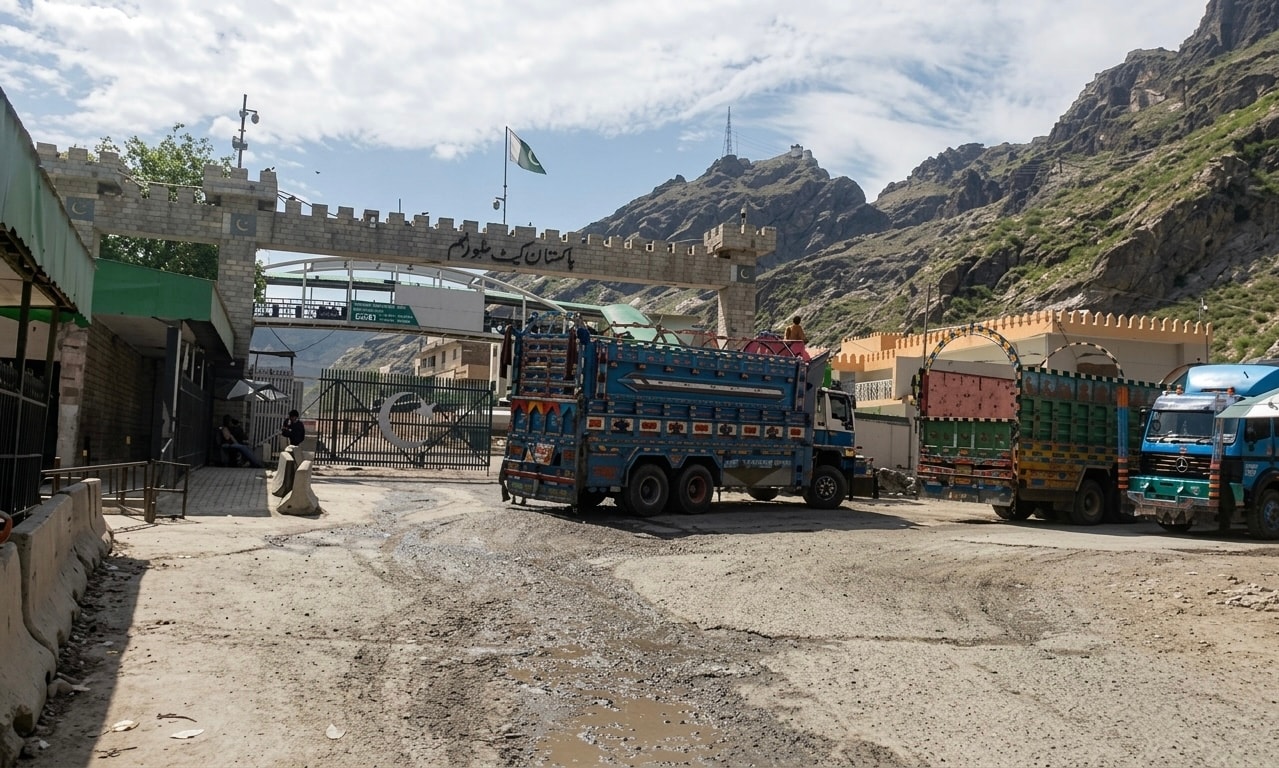 Torkham reopened for Pakistani trucks stranded in Afghanistan.