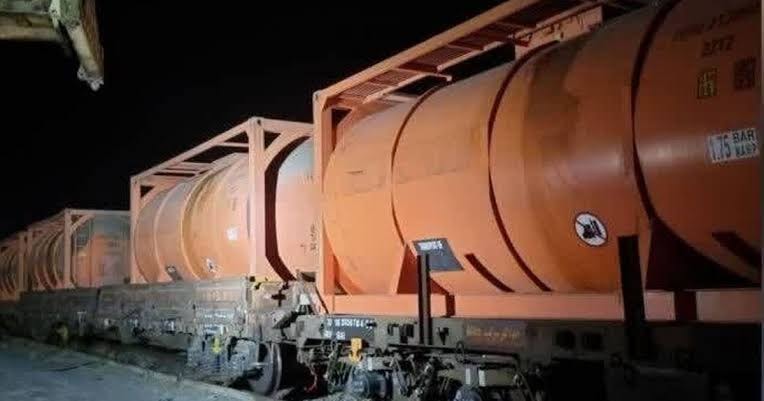 The first multimodal transit shipment from Iraq to Afghanistan dispatched via Iran’s Rail network.