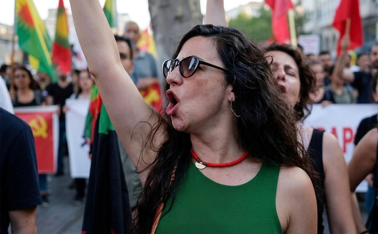 Turkish Communist Party; over 100 anti-NATO protesters detained.