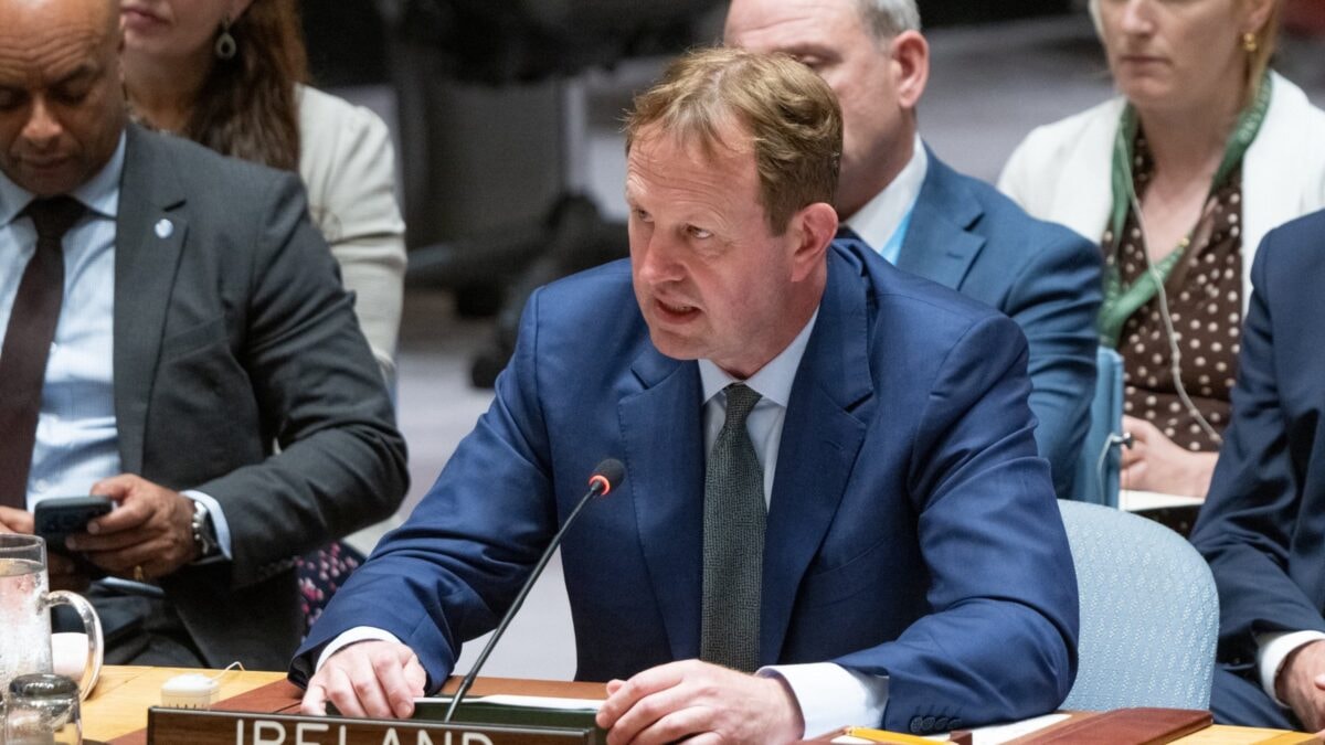 Ireland justice minister: Sexual violence is being used in Afghanistan to restrict women’s rights and freedoms.