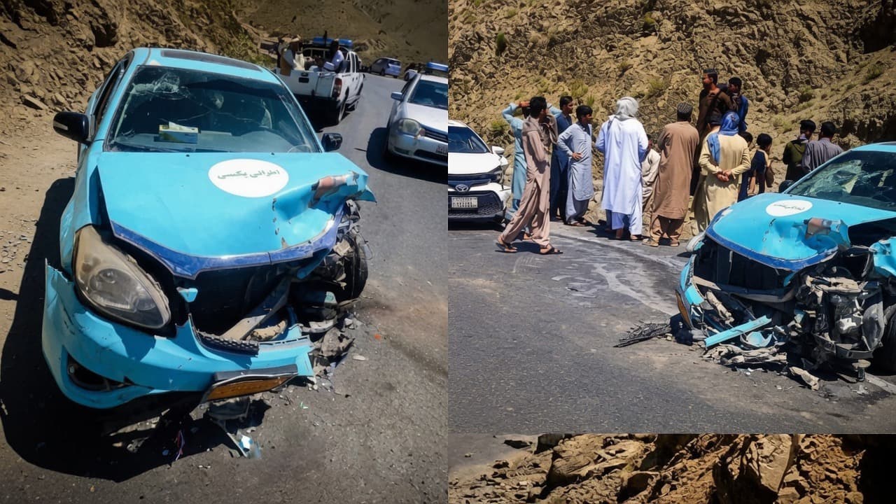 Bilal Sami, Saleem Safi, and Zia-ur-Rahman survive Traffic accident on the way to Khost.
