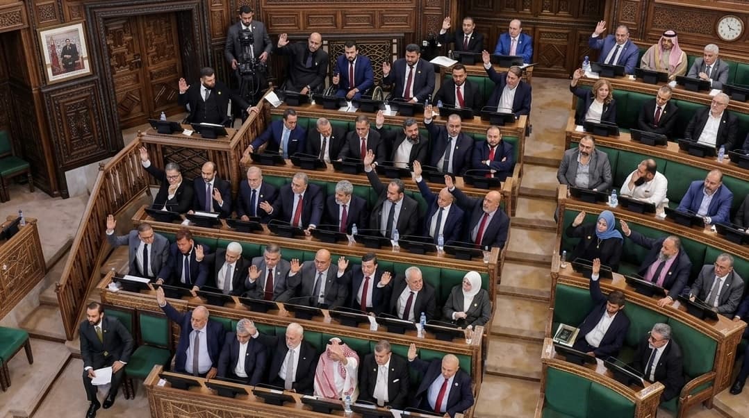 Syria’s new Parliament holds its first session with 210 members, including 21 women.