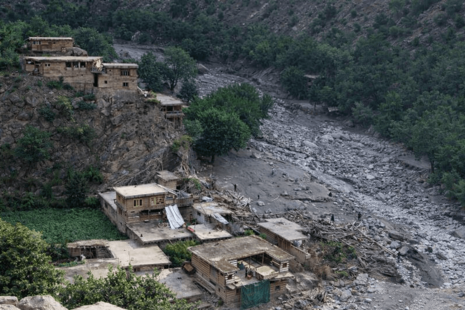 Floods in Mandol district of Nuristan province have caused severe financial losses for local residents.