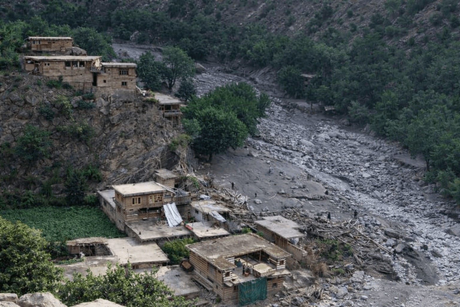 Floods in Mandol district of Nuristan province have caused severe financial losses for local residents.