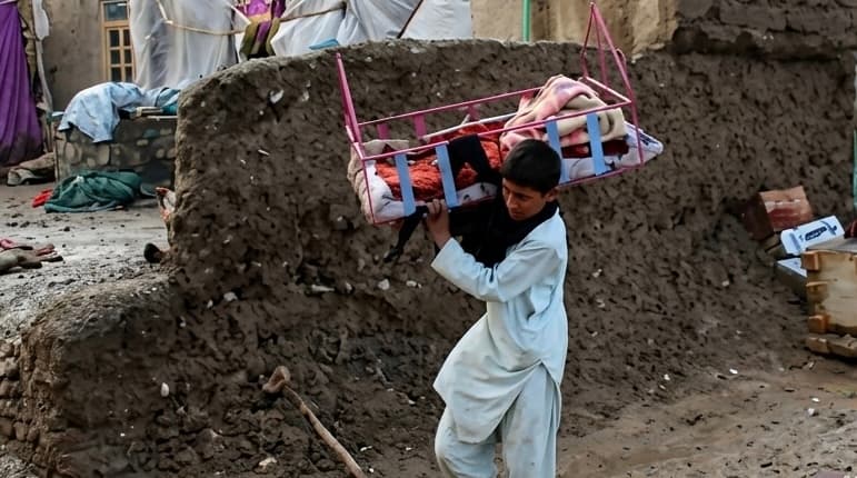 Floods in Parwan province have killed two people and destroyed 20 homes.
