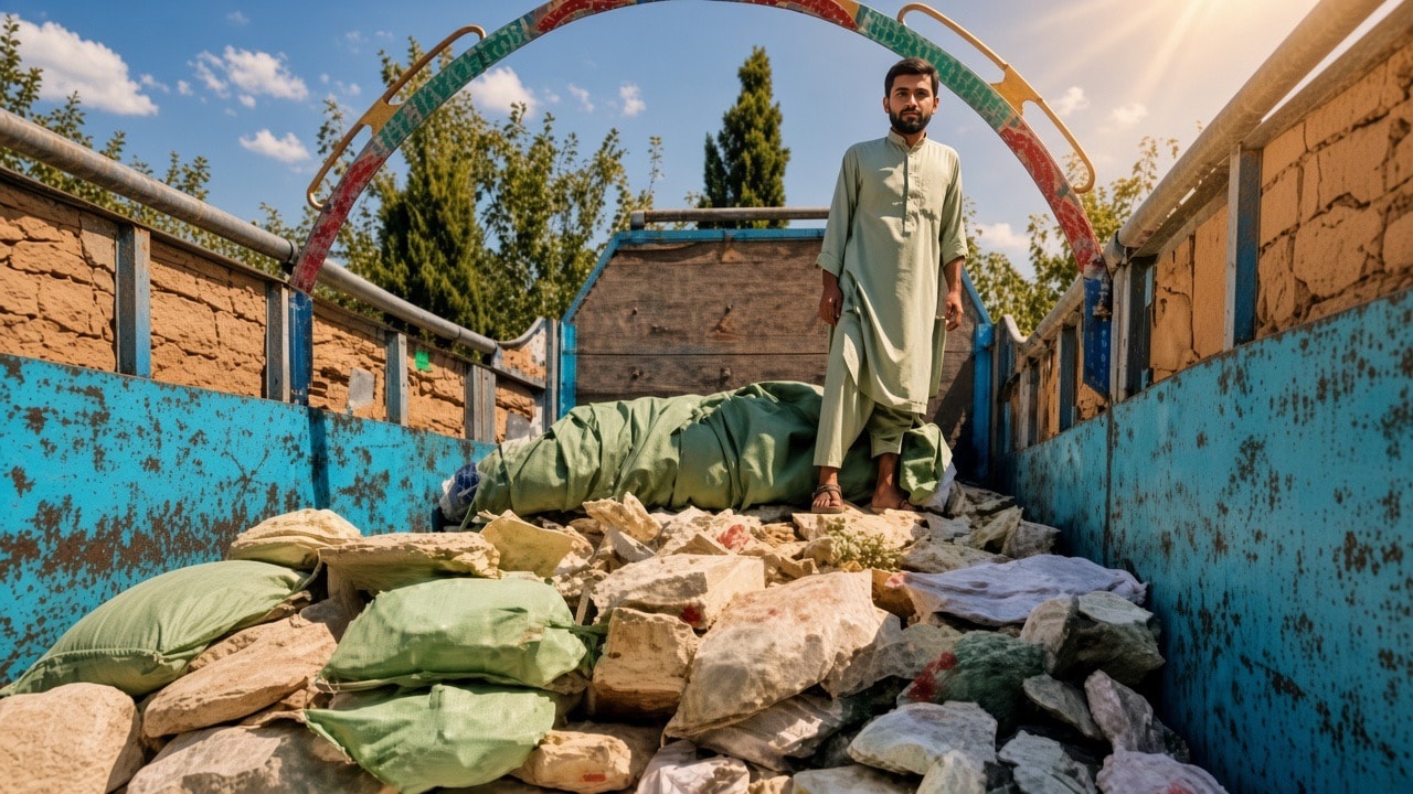 Continued smuggling of Helmand marble to Pakistan despite border closure.