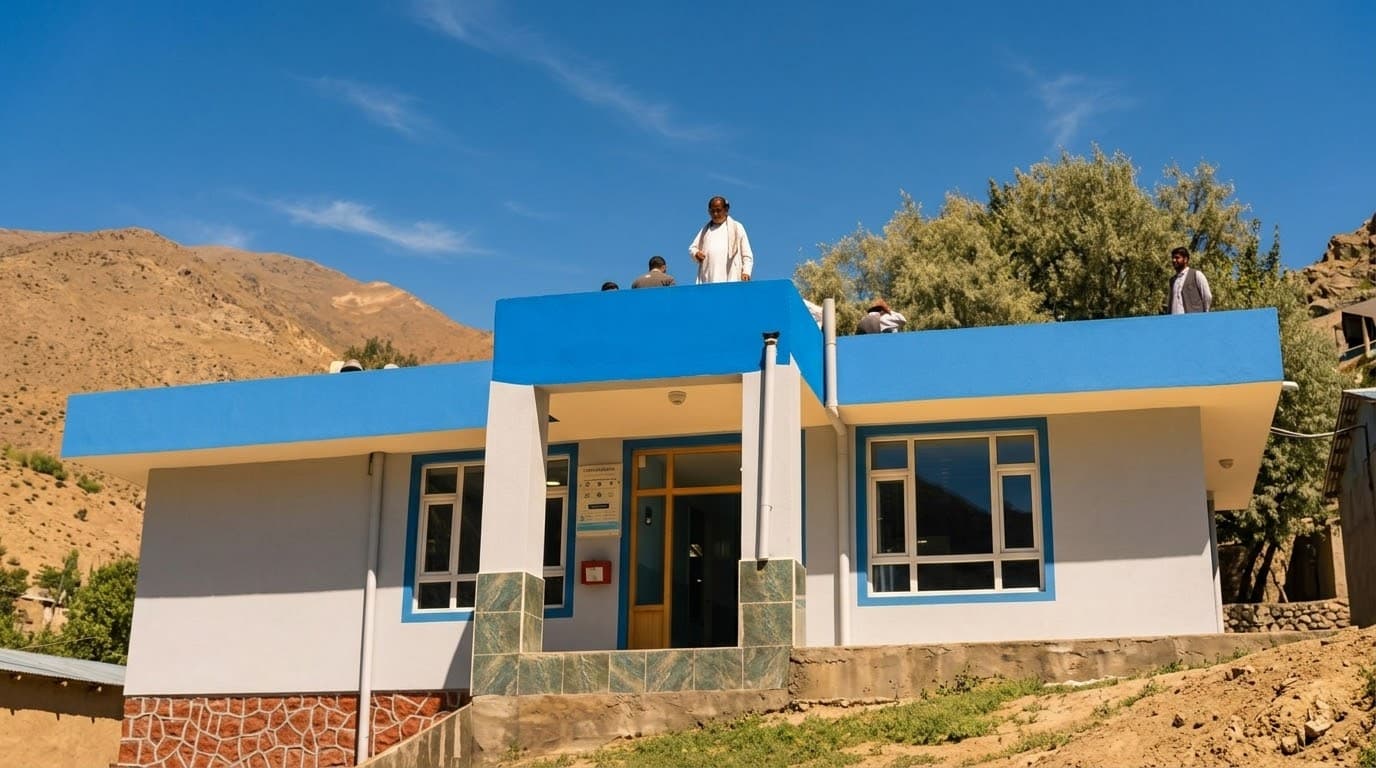 Taliban announce construction of $35,000 health center in Panjshir.