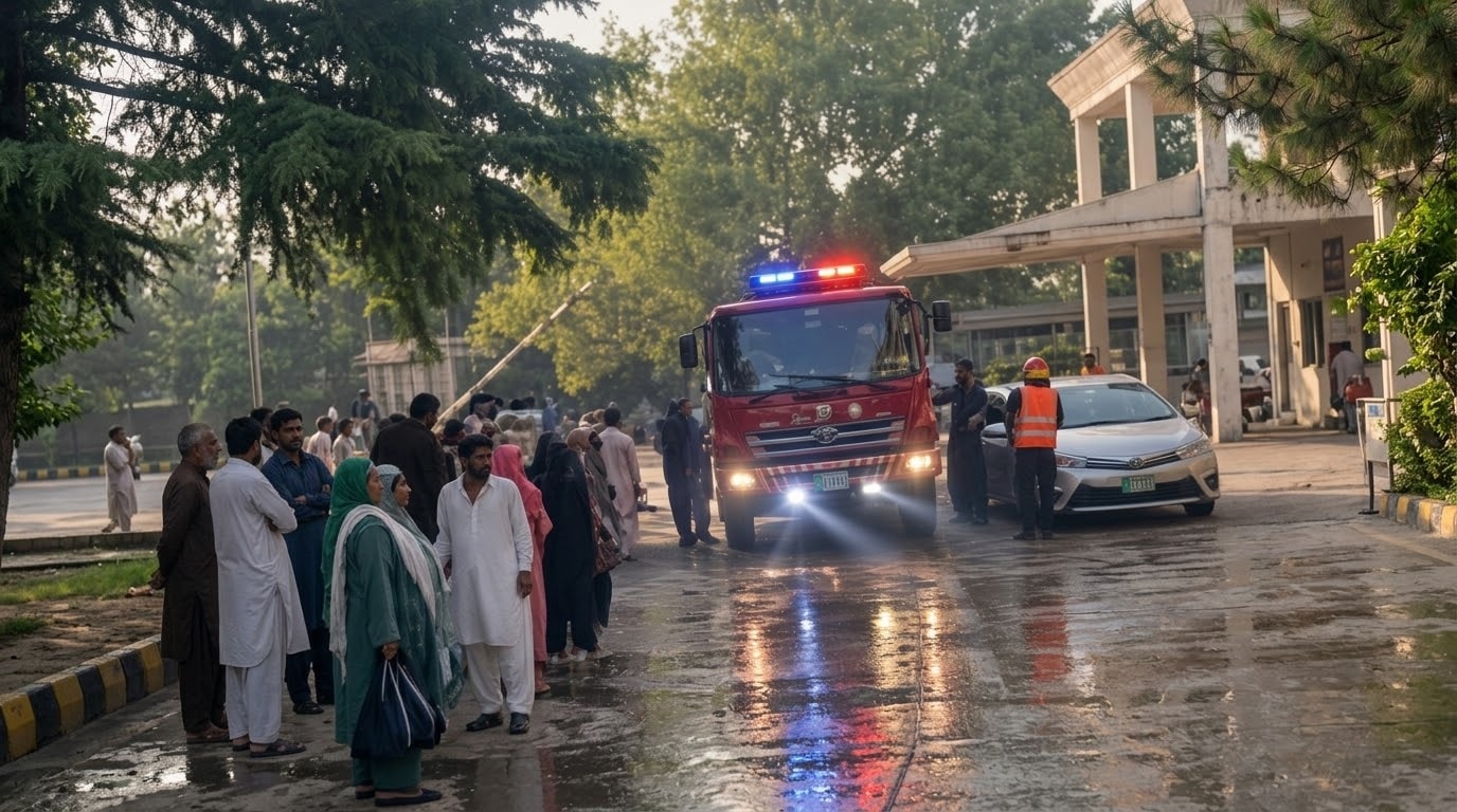 14 newborns killed in fire at PIMS hospital in Islamabad.