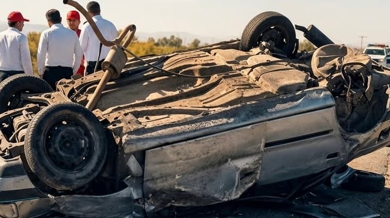 واژگونى موتر حامل شهروندان افغانستان در ايران ٢ كشته و ١٠ زخمى برجا گذاشت.